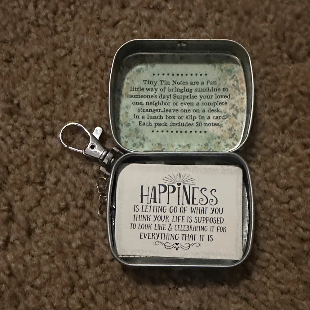 Colorful Happy Notes Keychain - Picture 2 of 2